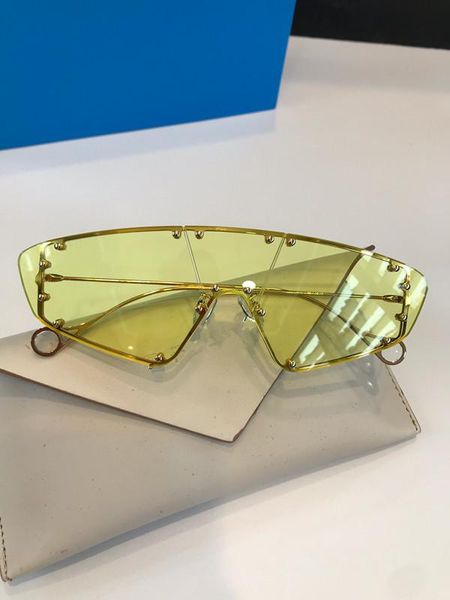 

100902 мода новый cолнцезащитные очки ретро бескаркасных вс очки в стиле ретро-панк стиль очки верхнего качества uv400 защиты с коробкой, White;black