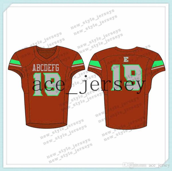 

99Men 2019 Youth Football Jerseys Army Green Wine Red Embroidery Logos Stitched Custom Any name Any number Jerseys