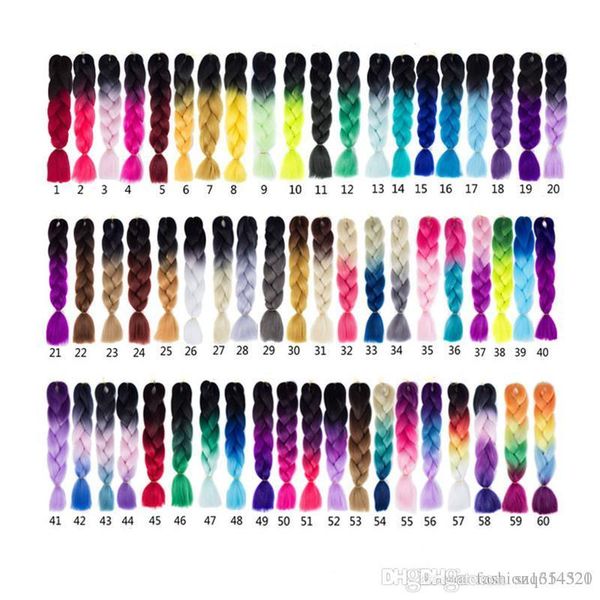 

wig women's cosplay wig braiding hair fashion wig long 60cm ombre prettybaby(please note the color of 21-60, Black