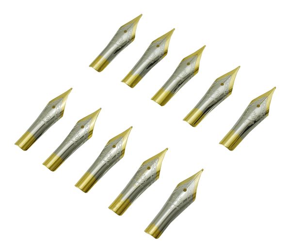 

5 pcs / 10 pcs jinhao fountain pen nibs spare pen nibs for jinhao 250, 500, 599, 699, 8802, 5000, dragon phoenix fountain pens