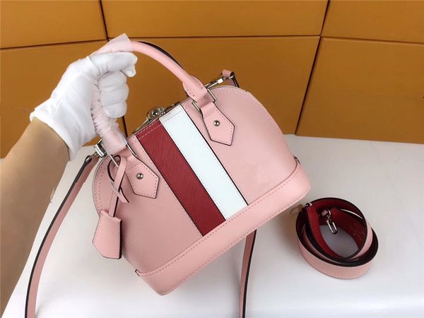 

women shell handbags designer shoulder patent leather alma bag