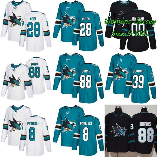 

San Jose Sharks Brent Burns Erik Karlsson Logan Couture Joe Pavelski Tomas Hertl Joonas Donskoi Timo Meier Kevin Labanc Hockey Jerseys