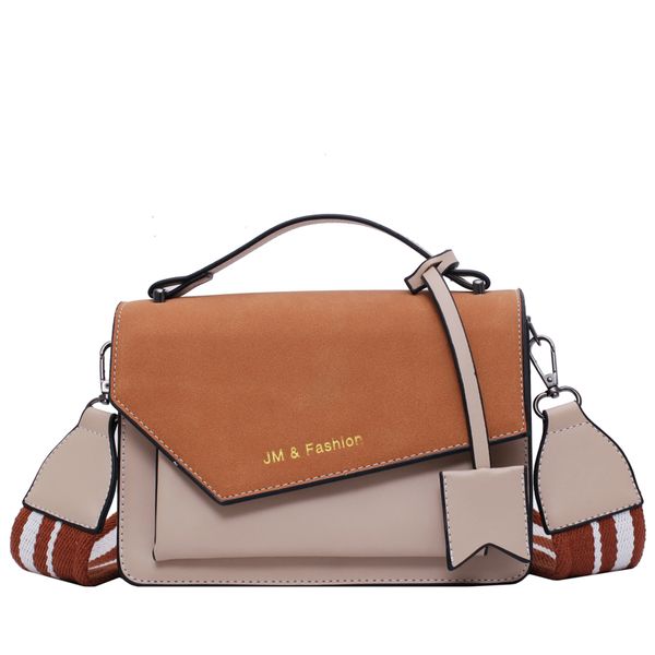 

scrub leather contrast color crossbody bags for women 2019 luxury messenger shoulder bag ladies purses and handbags cross body