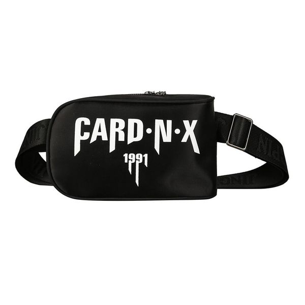 

contrast pockets multi-function women canvas shoulder bag messenger chest bag holographic waist bags street phone purse