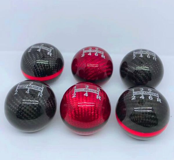 

5 6 speed manual automatic spherical carbon fiber shift knob fit for mugen civic