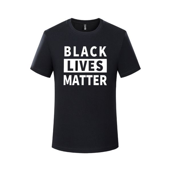 

black lives matter t shirts fashion men t-shirt short sleeve george floyd tshirt streetwear, White;black
