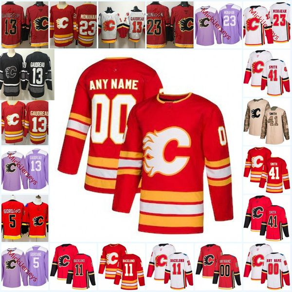 

мужские пользовательские калгари flames джерси линдхольм мэтью ткачук ной ханифин джеймс нил сэм bennett rasmus andersson джерси, Black;red