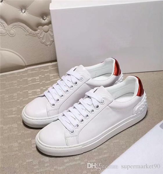 New Leather Casual Shoes Designer Womens Men Low Cut Outdoor