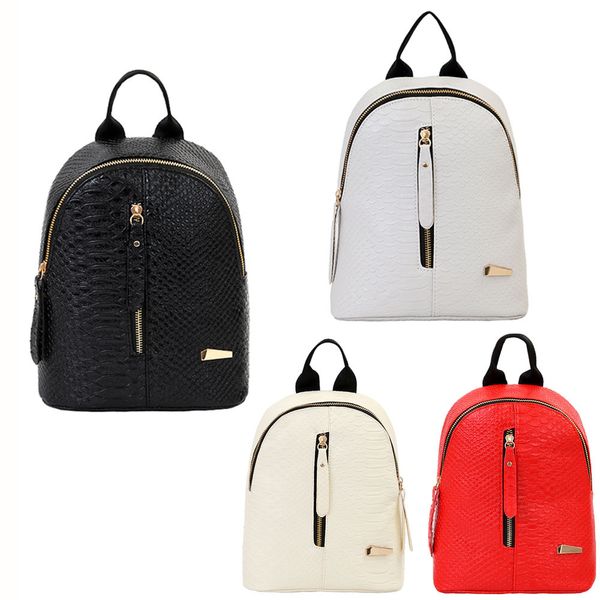

25#women leather backpacks schoolbags travel shoulder bag mochila pequena bolsa infantil menina