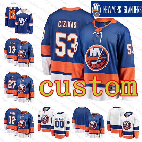 

custom new york islanders jersey mens women kids josh bailey matt martin mathew barzal jersey 13 robin lehner 40 martin 17 anders lee, Black;red