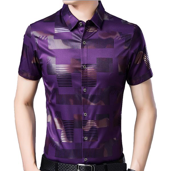 

men shirt male dress shirts men's fashion casual short sleeve formal shirt social streetwear men blouse, White;black