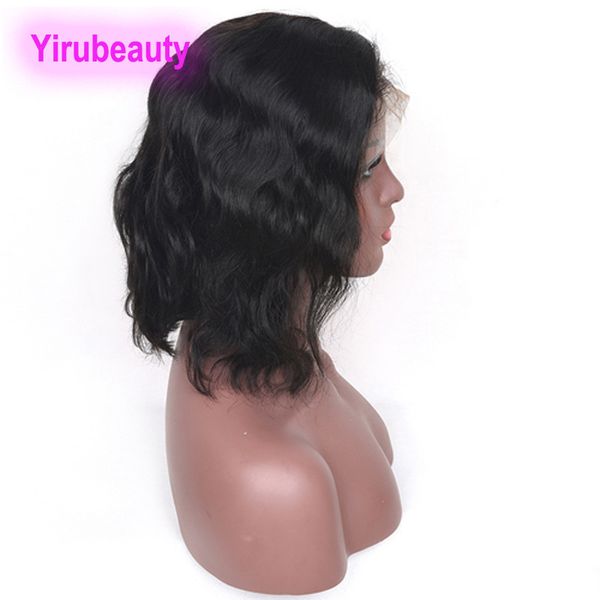 Brezilya Bakire Saç Bob Wig 13x4 Dantel Ön Peruklar Bob İnsan Saç Vücut Dalga Stili 10-18inch Yeni Ürünler