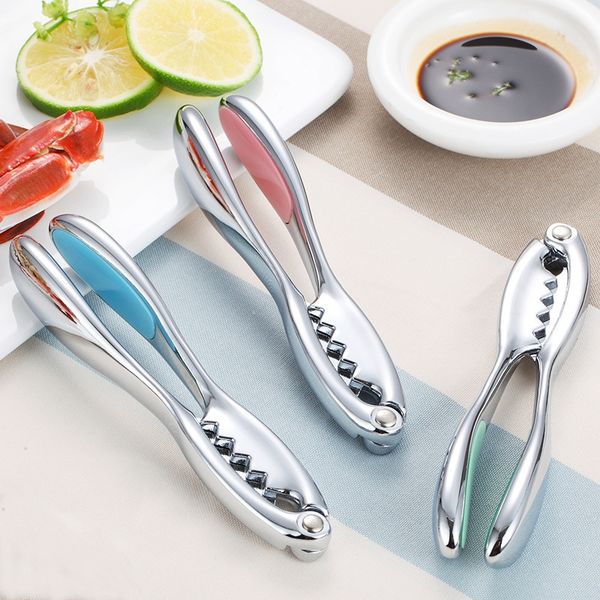 

zinc alloy crab clip pliers peeling crabs shrimp scissors eat seafood tools nut opener broken shell kitchen accessories gadgets