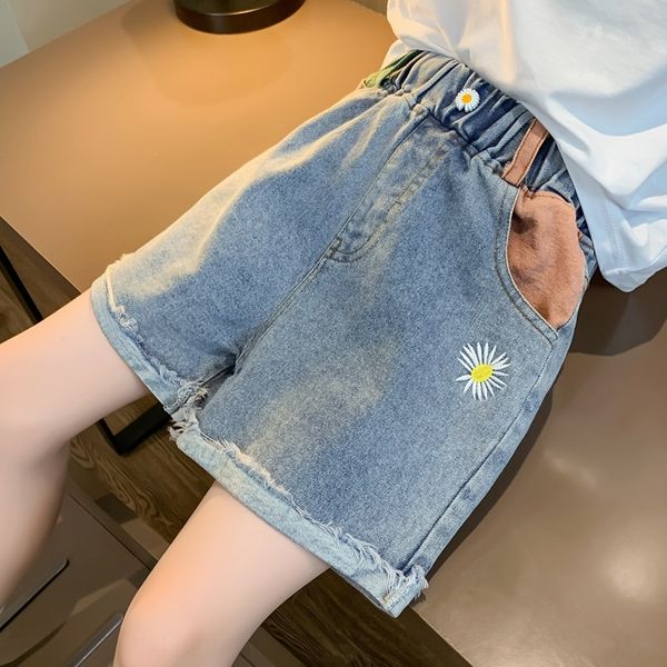 

djrdv girls' denim 2020 children's foreign style baby and fashion daisy trend girls' denim 2020 children's foreign style, Blue