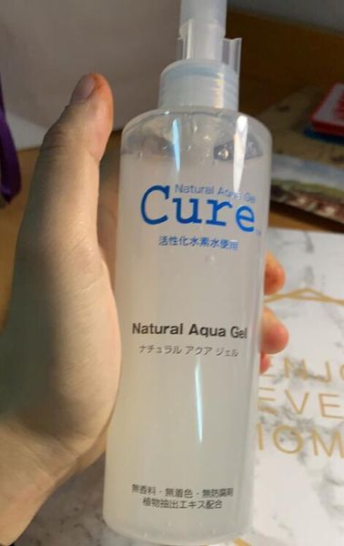 2020 Cure Natural Aqua Gel 250ml Horny Care Água de Hidrogênio Ativada Japão Marca Gel Esfoliante Frete Grátis