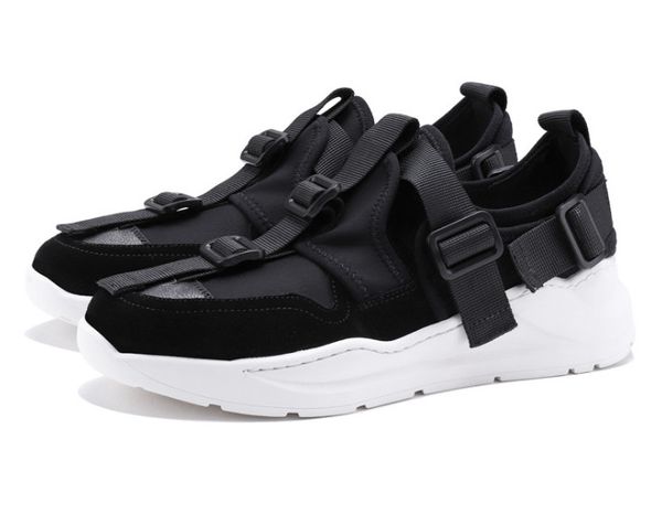 

2019 new list genuine leather wild genuine leather shoes spring heavy-bottomed increased fashion shoes, Black