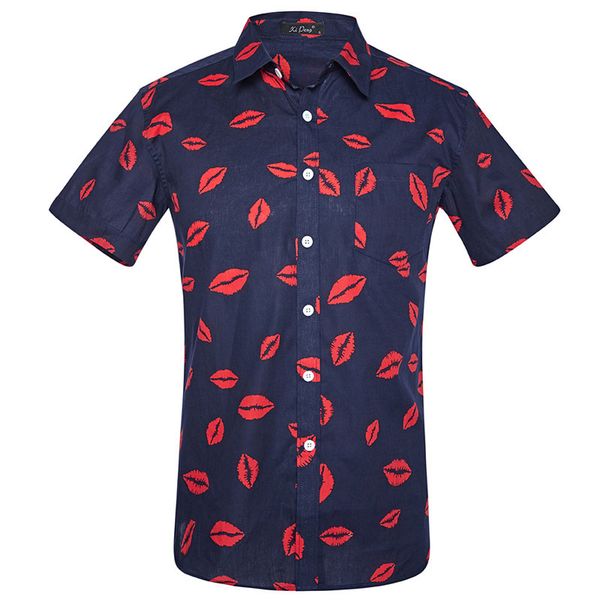 

mens beach hawaiian shirts fashion casual short sleeve shirt slim fit floral shirts, White;black