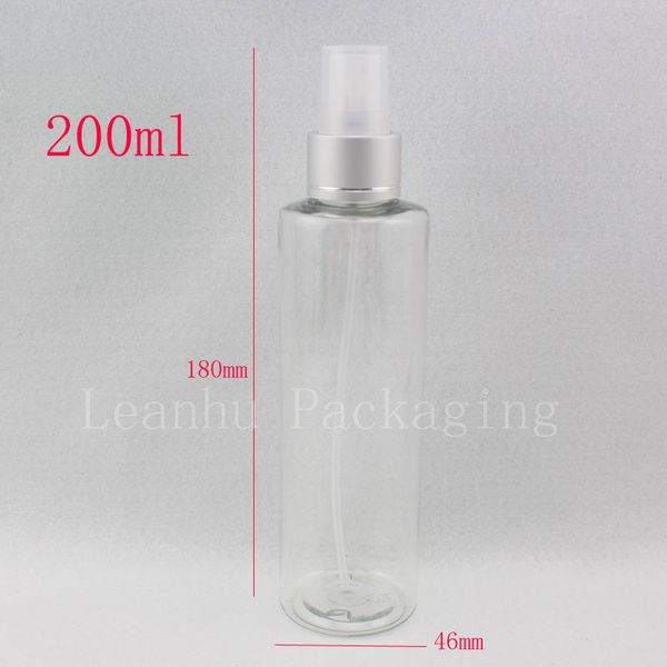 200мл х 30 алюминиевый мелкий спрей парфюмерные флакон для личной гигиены, пустые прозрачные пластиковые справимые парфюмерии бутылка оптом