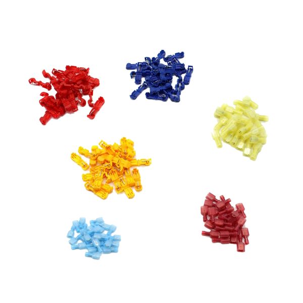 

150 t-taps/male insulated wire terminal connectors 14-16 10-12 18-22 awg