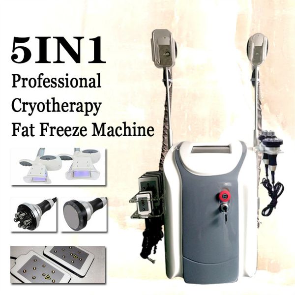 

cryolipolysis fat ing face slimming machine dual fat ing handles can work together cryolipolysis cavitation rf, Black;white