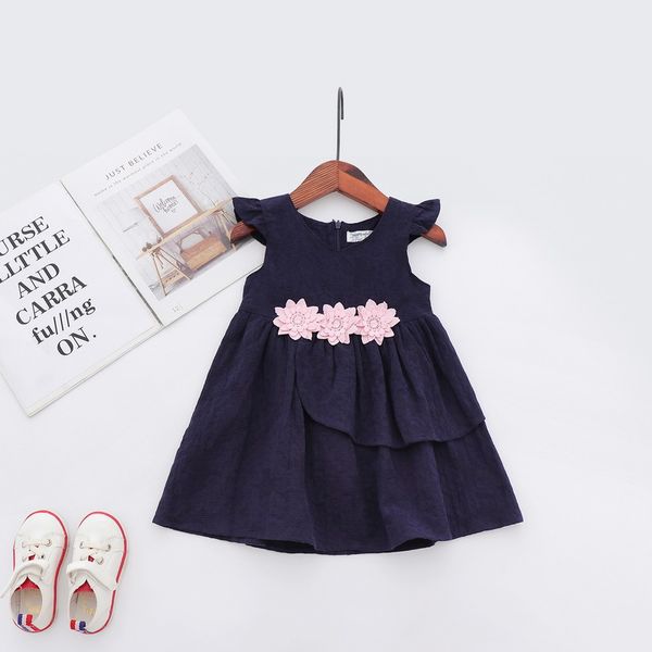 2019 DHgate New Summer Kids Simple And Beautiful Flower Doll Princess Skirt Dresses Wholesale From Chinese Suppliers From Dailyrise, $11.16