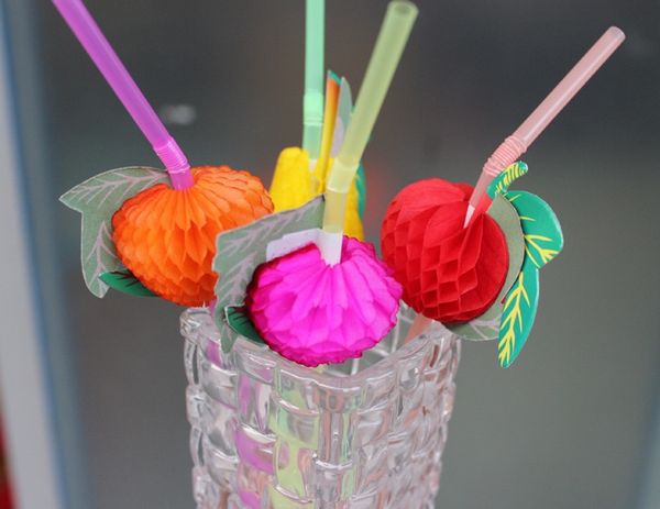 

festival supplies drinking plastic straws for birthday wedding hen party baby shower gift craft diy favor fruit design