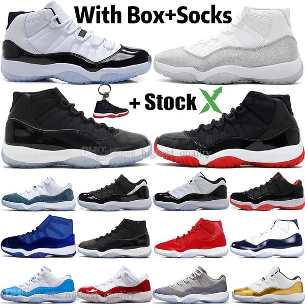 

new wmns metallic silver 11 11s high concord 45 space jam mens basketball shoes bred gamma blue barons men sports designer sneakers trainers