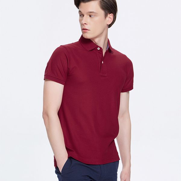 

solid color cotton lapel hombre tommi shirt men short sleeve shirt camisa embroidered masculine homme, White;black