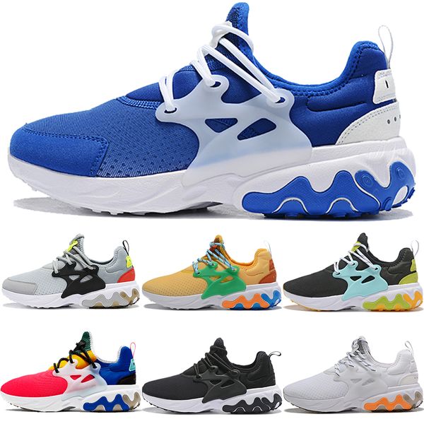 

2.0 racer blue react presto running shoes triple black white cool grey phantom red pirates men women outdoor designer trainers, White;red