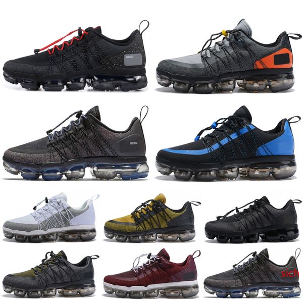 

топ run utility мужские кроссовки черный антрацит средний оливковый белый отражают серебро дизайнерские кроссовки спортивные кроссовки разме