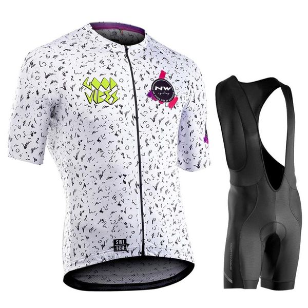 

northwave summer cycling jersey set breathable team racing sport bicycle jersey 2020 mens cycling clothing short bike nw, Black;blue