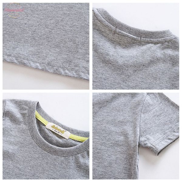 

3 14y running appliques t shirt short sleeve clothes boys t shirt summer kids sport teen children clothing baby boys, White