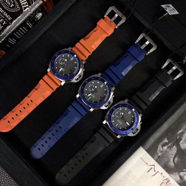 

pam00799 кожа часы для man автоматические наручные часы 47mm pam799, Slivery;brown