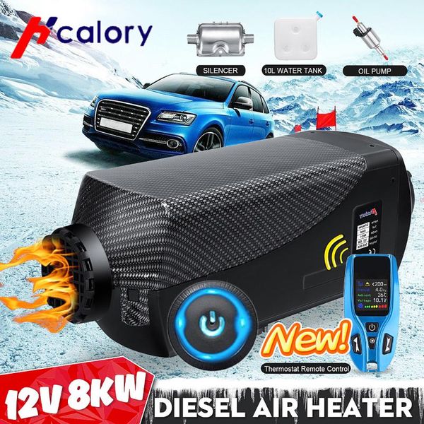 

8kw 12v car heater diesels air parking heater + new remote control warmer for bus rv boat suv car van with free