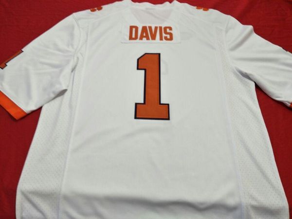 

women clemson tigers martavis bryant sammy watkins james davis real embroidery college jersey size s-4xl or custom any name or number jersey, Black;red