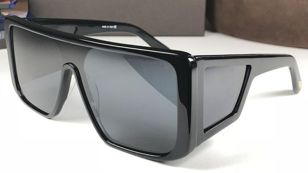 

new fashion brand designer sunglasses 0710 square frame trend avant-garde style for mans and womens selling uv400 noble eyewear, White;black