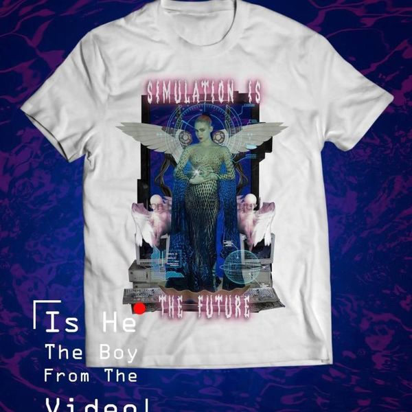 

grimes we appreciate power t shirt, White;black