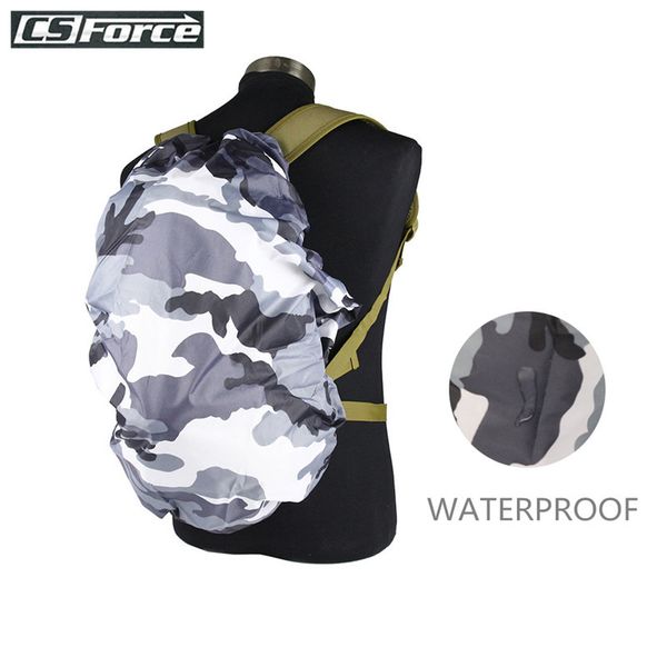 

30-40l camouflage outdoor backpack waterproof cover water resist rain cover dust shoulder bag for camping hiking cycling