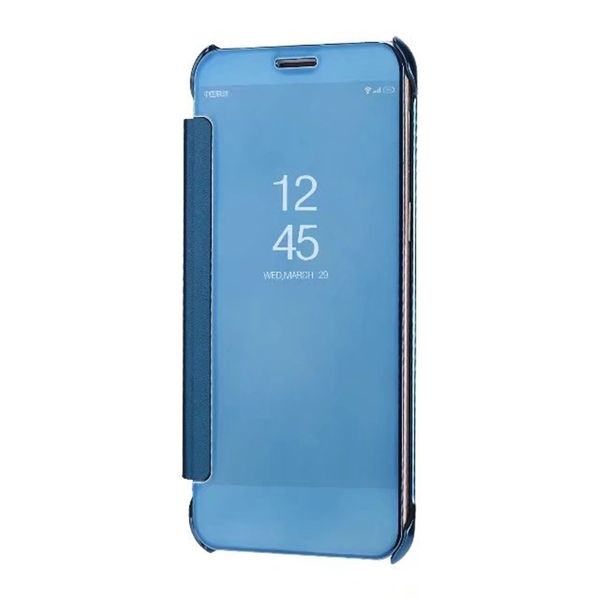 

чехол для samsung galaxy a8 2018 luxury clear view mirror флип смарт
