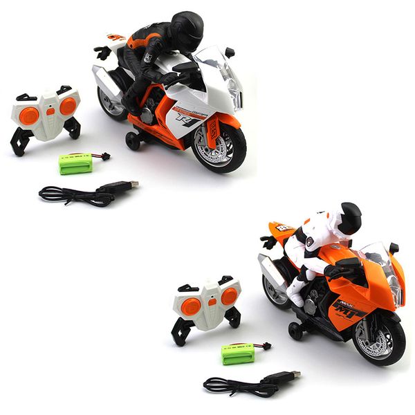 

2.4ghz rc motorcycle stunt drift music led light rc motorbike model toys remote control motor toys for children gift