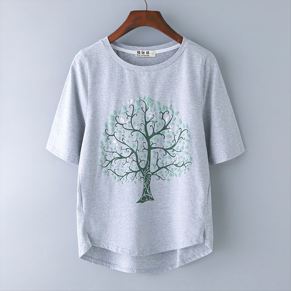 

футболка с коротким рукавом женщин 2020 хлопок большого размера белого рыхлым жира мм половина рукав тело галстук среднего возраста, White