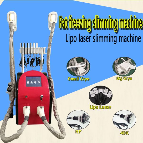 

ce diode lipolaser equipment cryolipolysis slimming rf vacuum slimming machine fat ing handle can work together