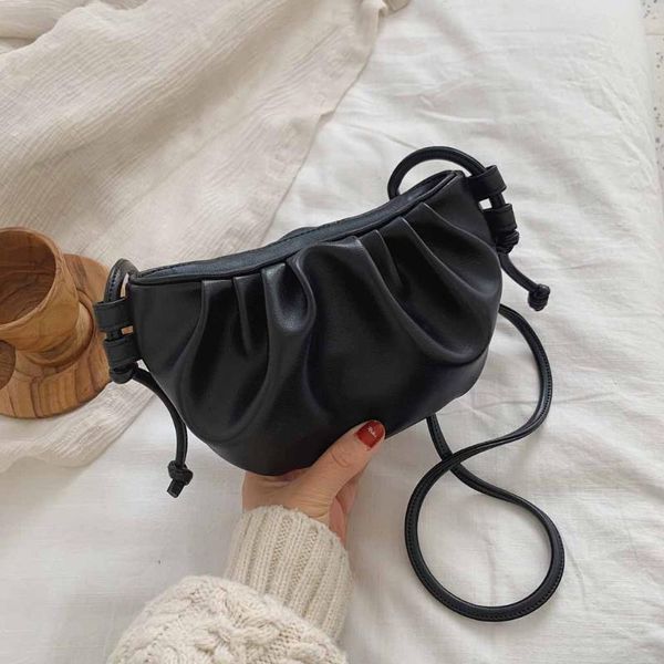 

crossbody shoulder bags for women ladies cloud pouch female handbag and purse female clutches small hobos may.05