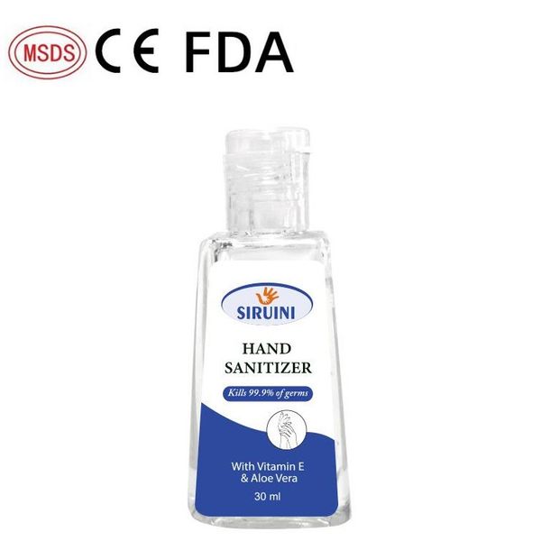 

SIRUINI портативный дезинфицирующий гель для рук 30 мл убивает 99,9% микробов ополаскиватель для рук портативный дезинфицирующий спрей жидкое мыло для рук