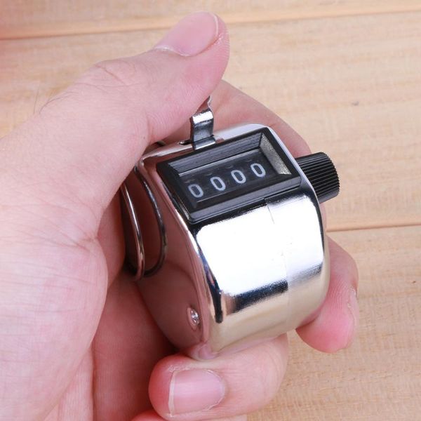 

mini mechanical digital hand tally counter 4 digit number hand held tally counter manual counting golf clicker training