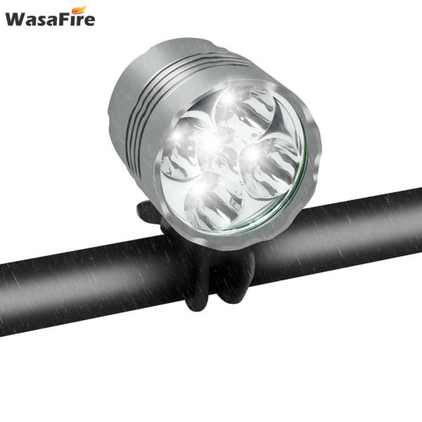 

wasafire waterproof 5* xml t6 led bicycle lights headlamp ultra bright 7000lm bike lamp cycling headlight front lamp