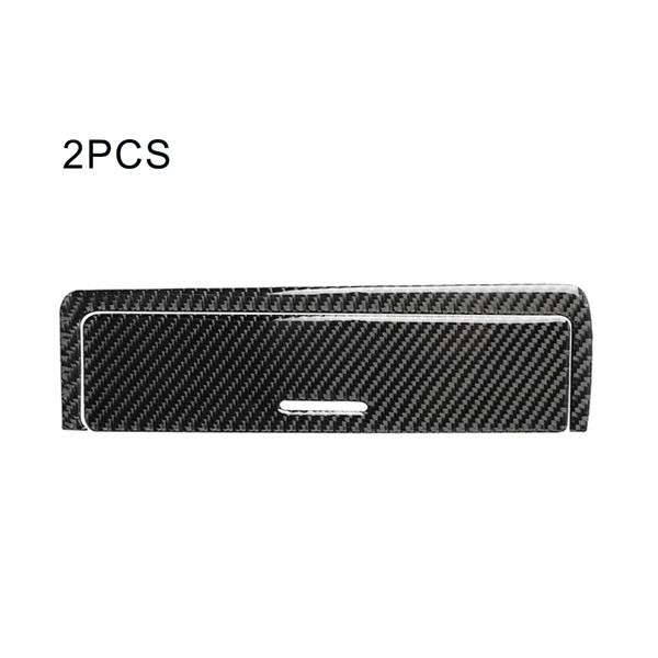 

replacement for e46 m3 1998-2005 2pc/set car cd panel cover trim carbon fiber decor sticker