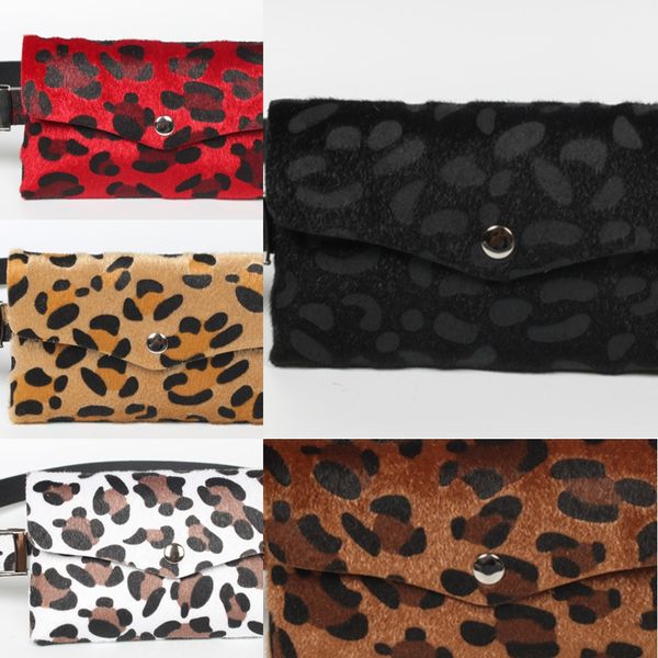 

ma mao lady leopard print running thin belt running belt wallet mobile phone bag mobile phone bag, Black;brown