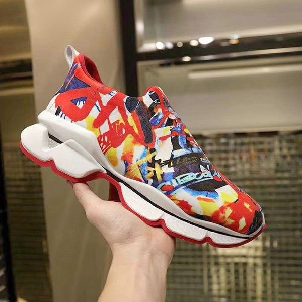 

2019 european station rivet men's shoeschanel leather low cut flat bottom women sports shoes breathable lazy slip-on leisure shoes, Black