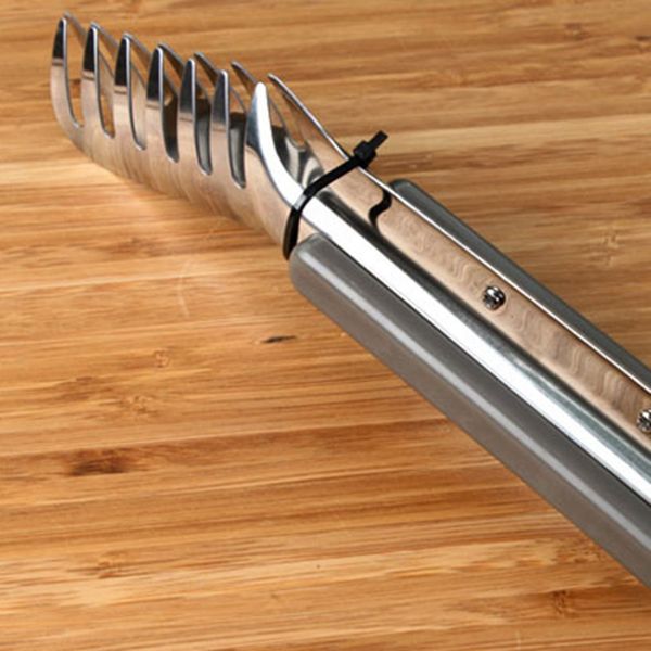 

useful spaghetti tongs pasta clip stainless steel handle salad tong kitchen utensils noodles clip grip for cooking pasta tools